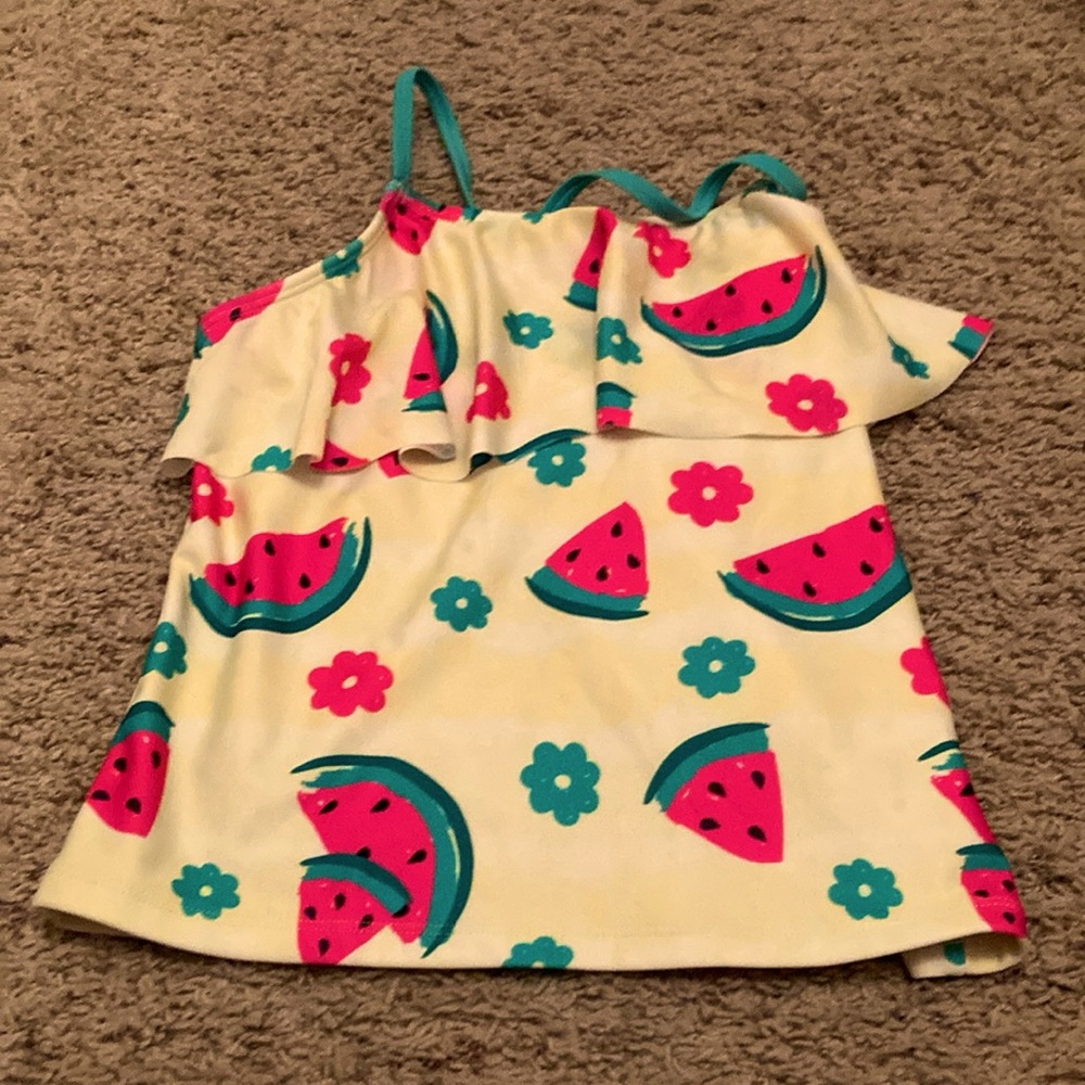 Wonder Nation watermelon swim top